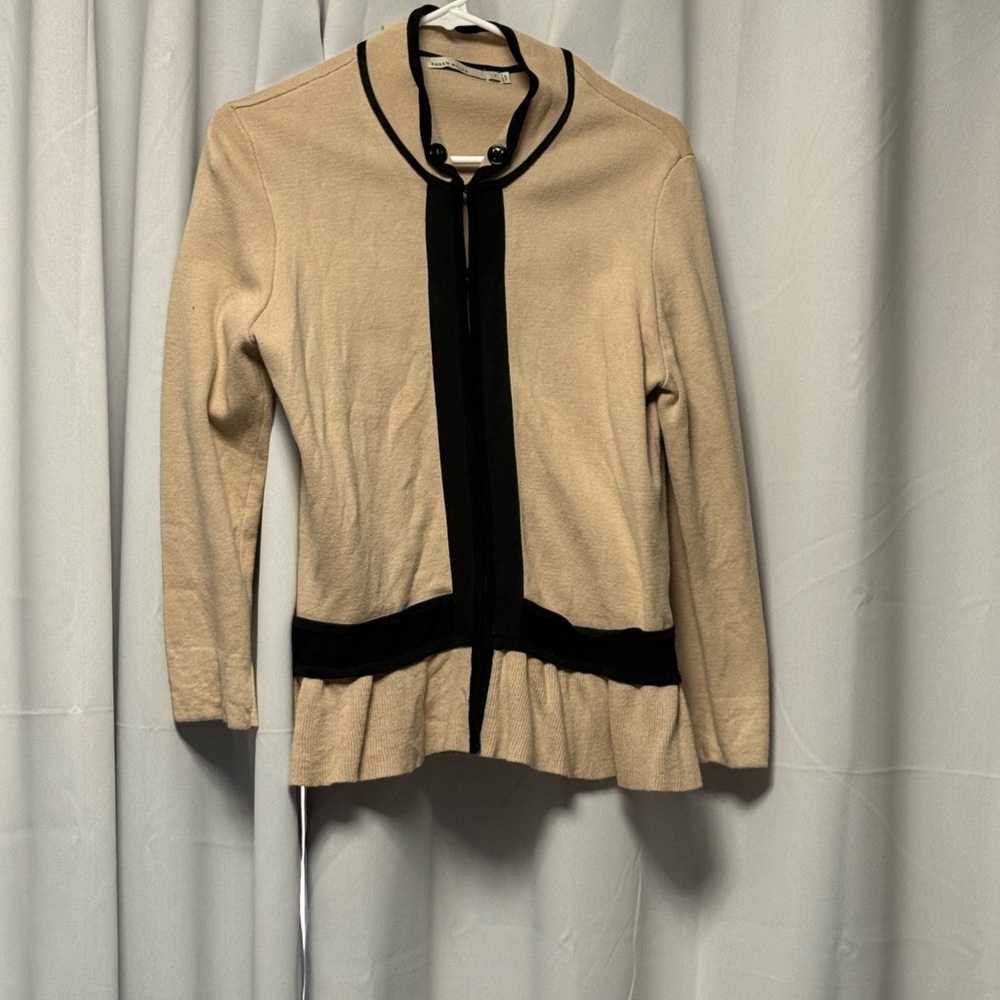 Karen Millen Cream and Black Blazer